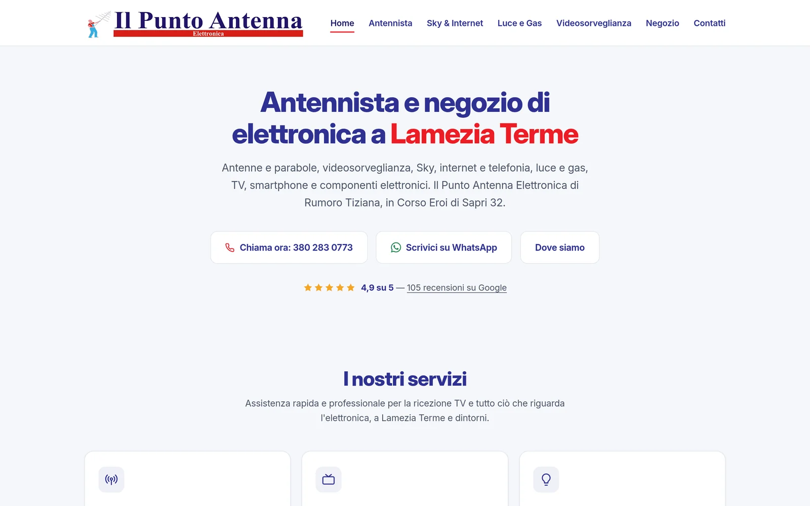 Home del sito Il Punto Antenna Elettronica